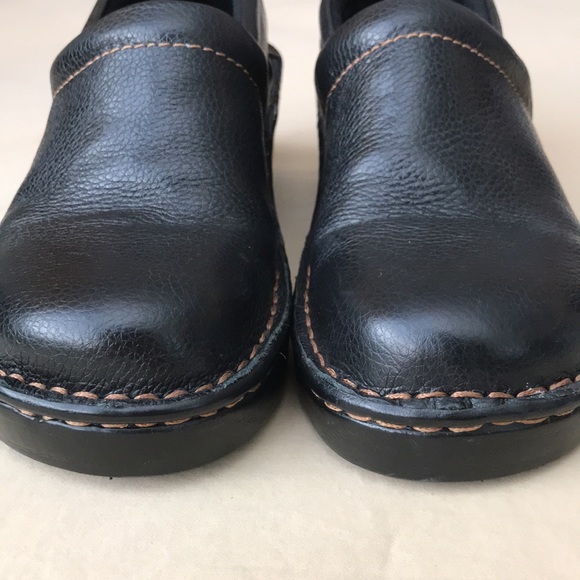 BOC B.O.C clogs mules black leather 6 shoes - Picture 7 of 8